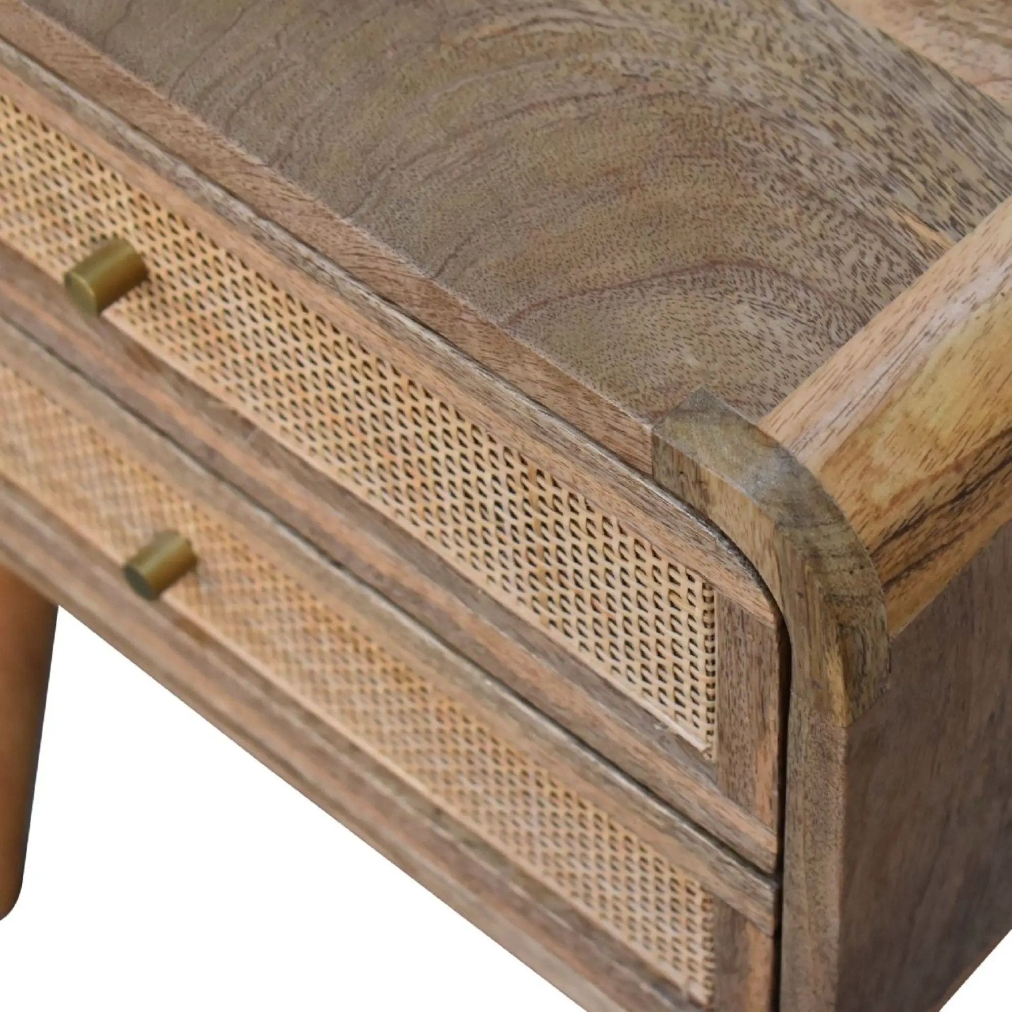 Close Knit 2 Drawer Nightstand - Oak by HouseOfZazla