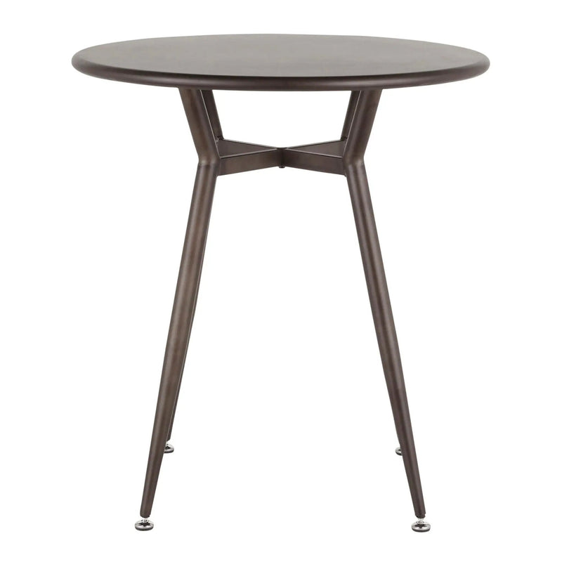 Clara - Industrial Round Dinette Table - Antique by Unique Piece Furniture