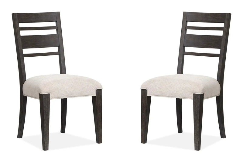 Plum Creek - Upholstered Side Chair With Wood Back (Set of 2) by Unique Piece Furniture