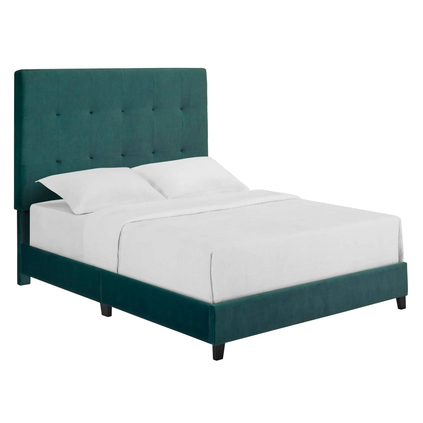 Tufted Upholstered Headboard Platform Bed by Unique Piece Furniture