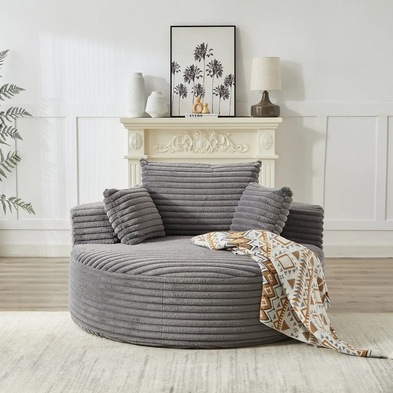 55' Corduroy Sponge Single Sofa by HouseOfZazla