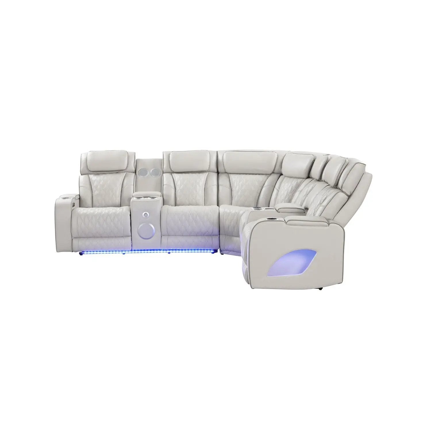 Fortuner - Power Recliner Sectional Sofa by HouseOfZazla