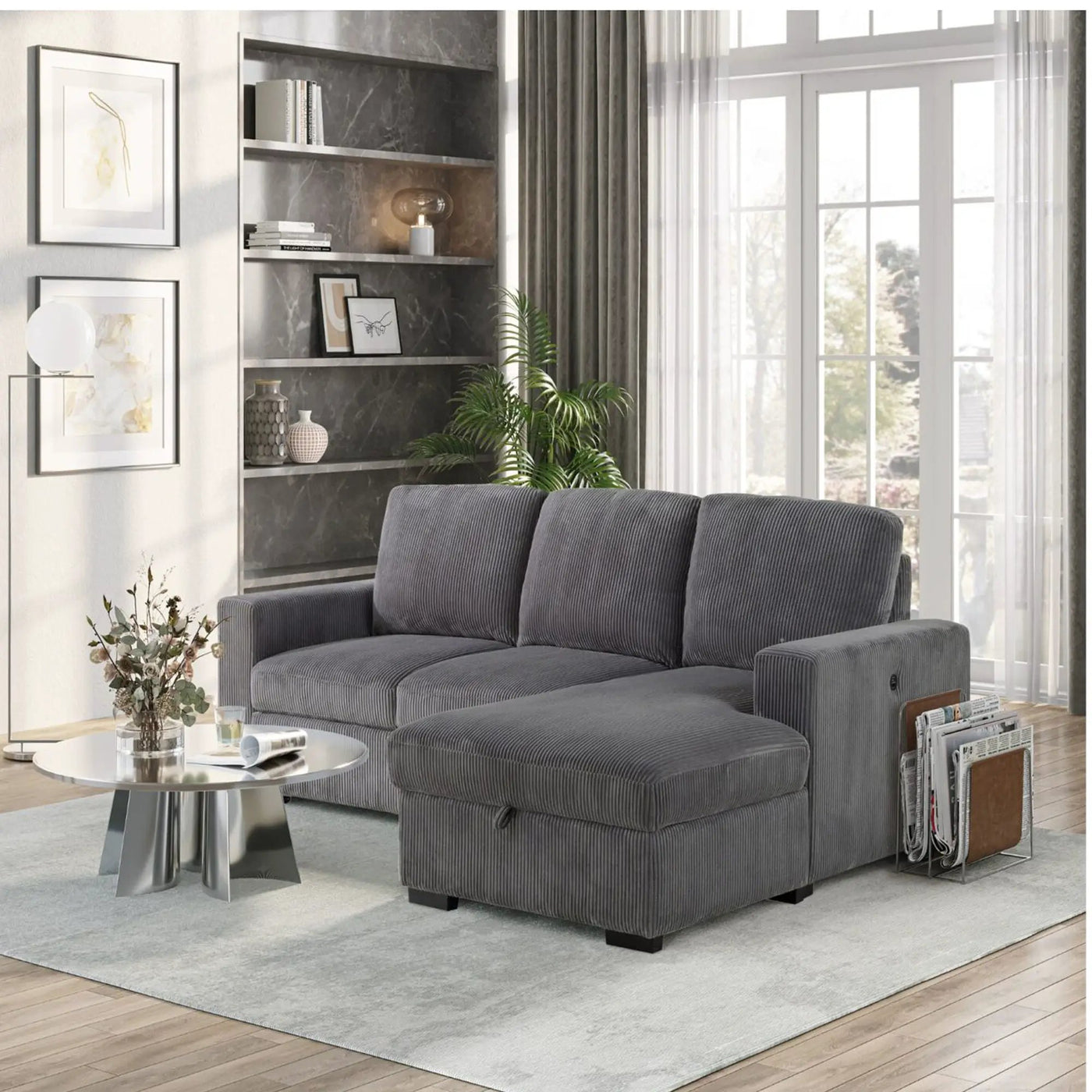 Melody - Contemporary Design Sectional Sofa by HouseOfZazla