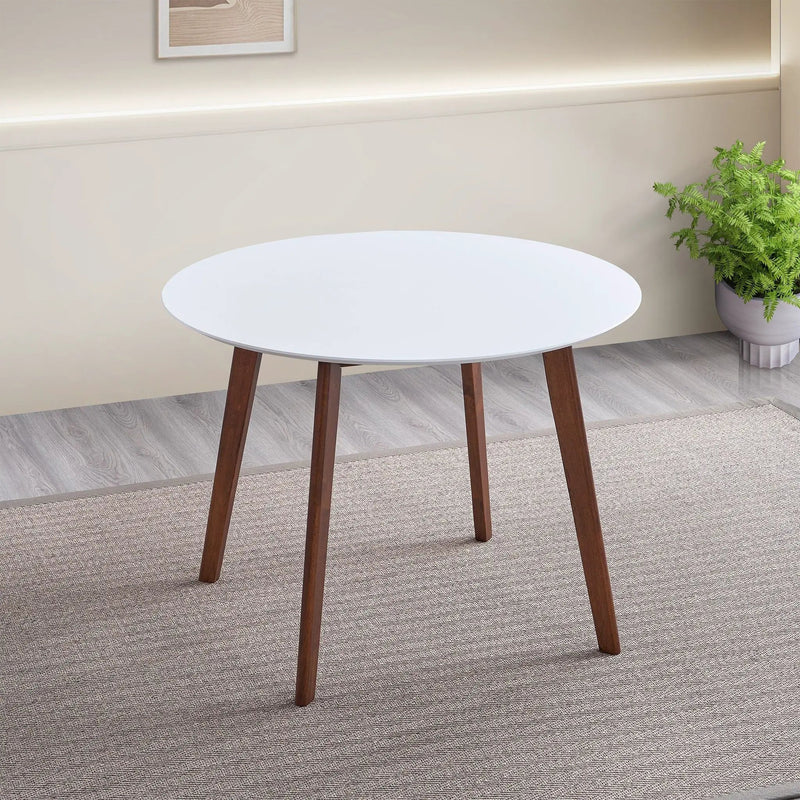 Dining Table - Brown / White by Unique Piece Furniture