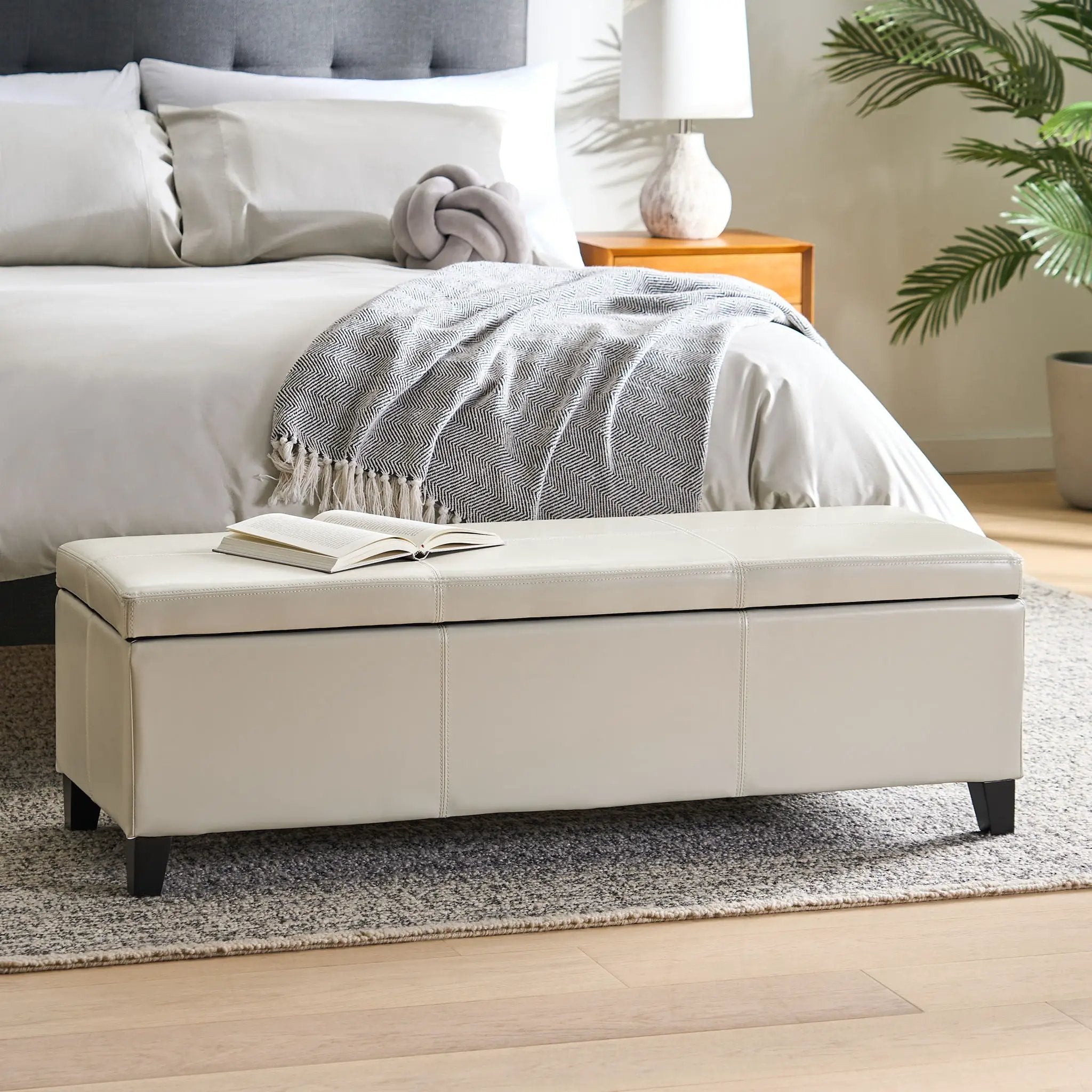 Glouster Contemporary Storage Ottoman by HouseOfZazla
