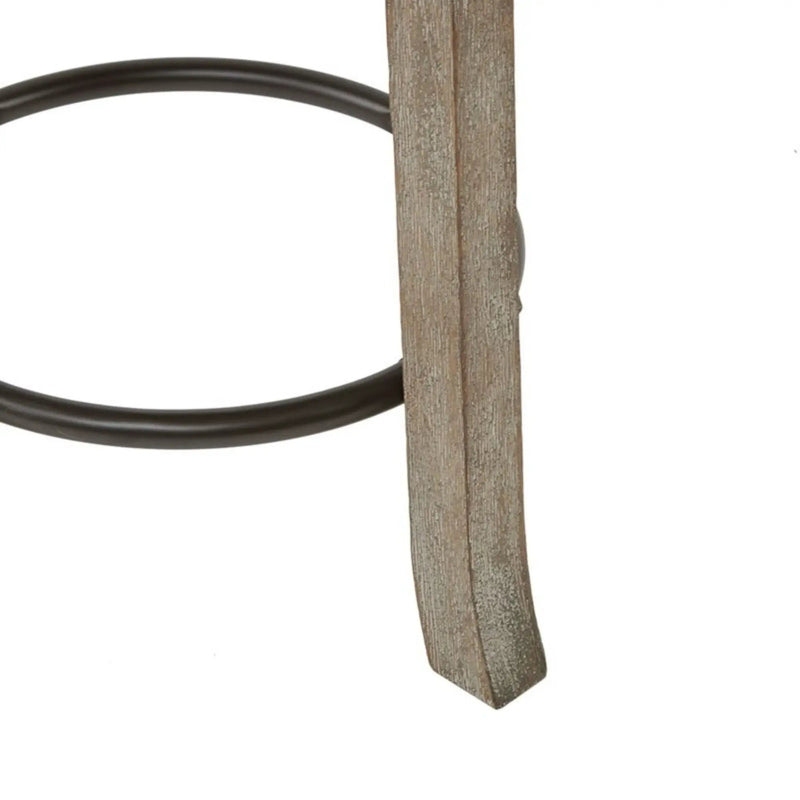 Swivel Counter Stool - Cream / Reclaimed Gray by Unique Piece Furniture