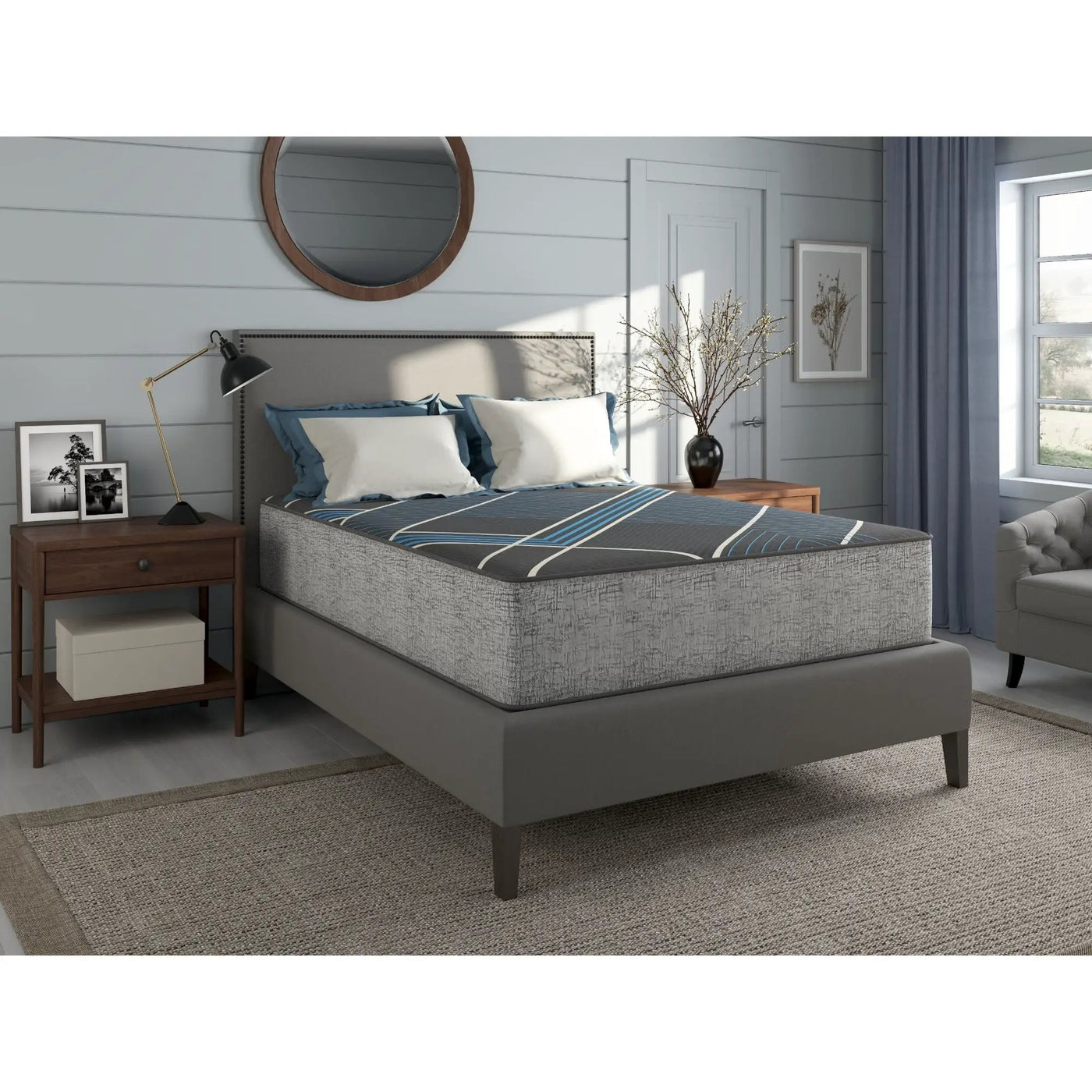 Tempagel - 13" Plush Mattress With Cooling Technology by Unique Piece Furniture