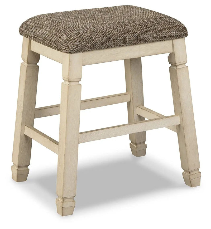 Bolanburg - Upholstered Stool (Set of 2) - Beige by Unique Piece Furniture