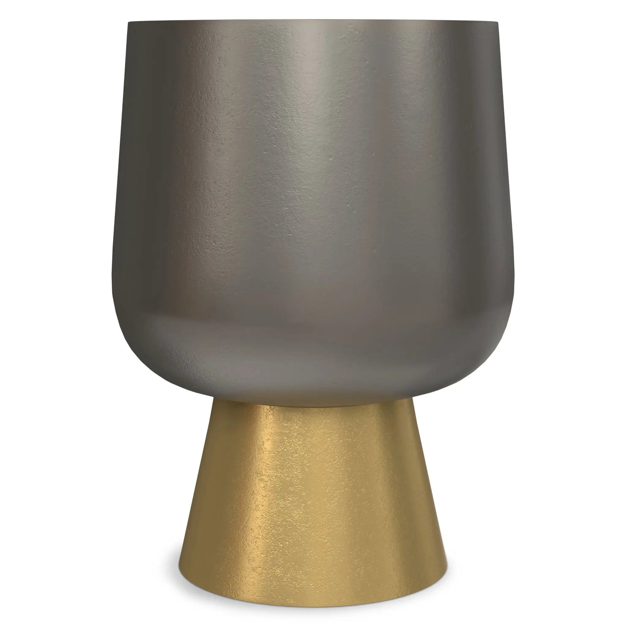 Anthony - Cast Aluminum Side Table - Bronze by HouseOfZazla