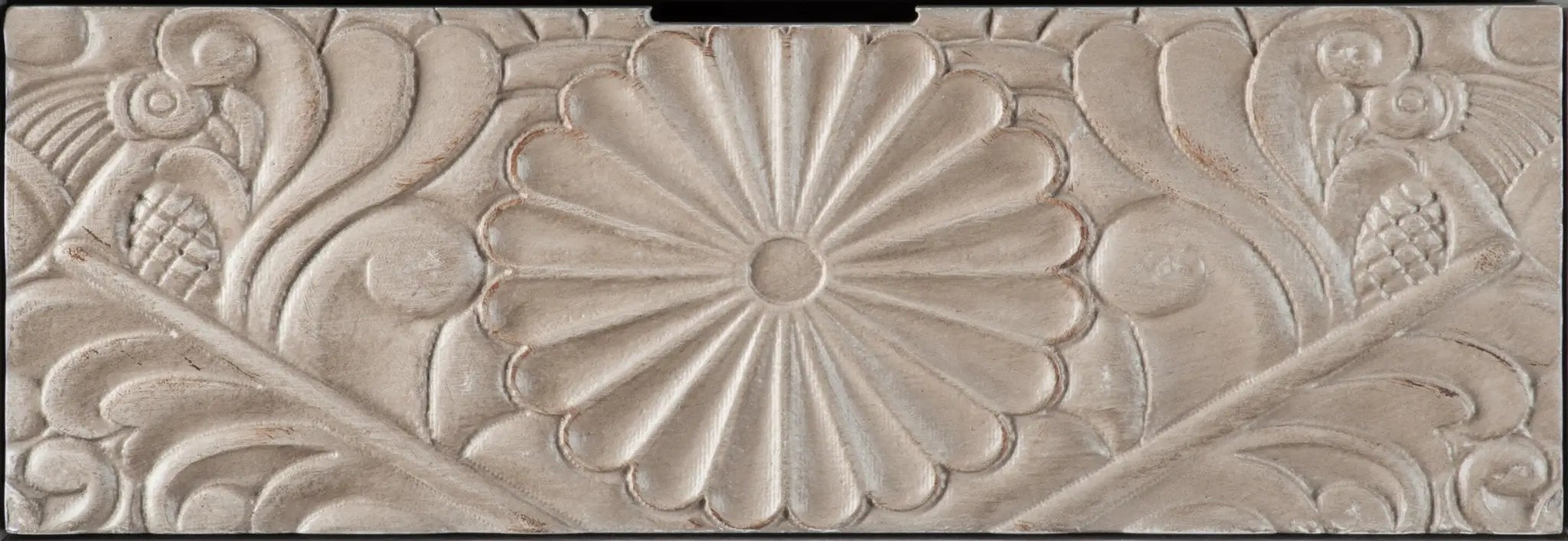 Hand-Carved Accent Cabinet with Drawer and Doors by HouseOfZazla