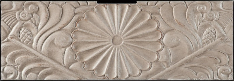 Hand-Carved Accent Cabinet with Drawer and Doors by HouseOfZazla