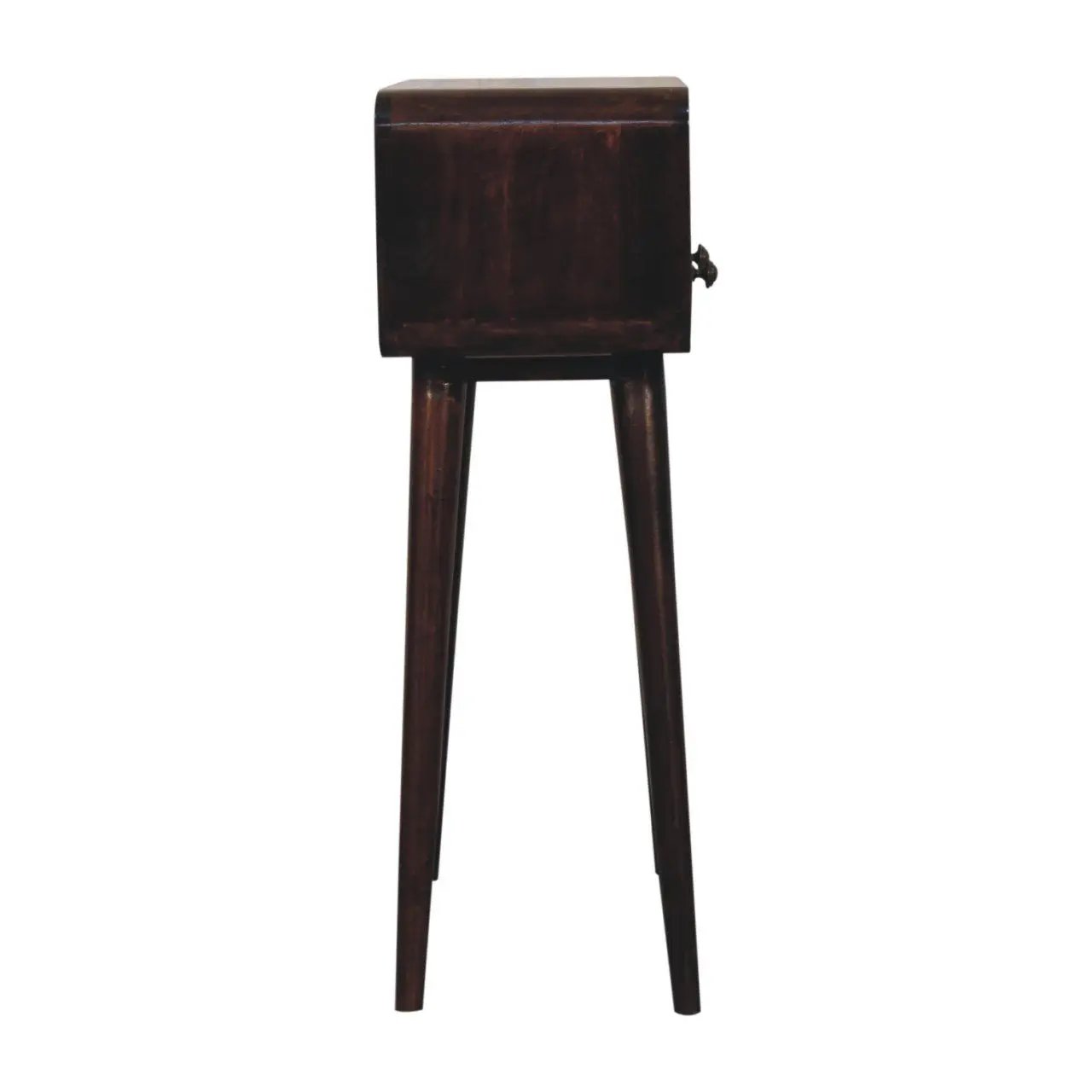 Solid Wood Curved Console Table by HouseOfZazla