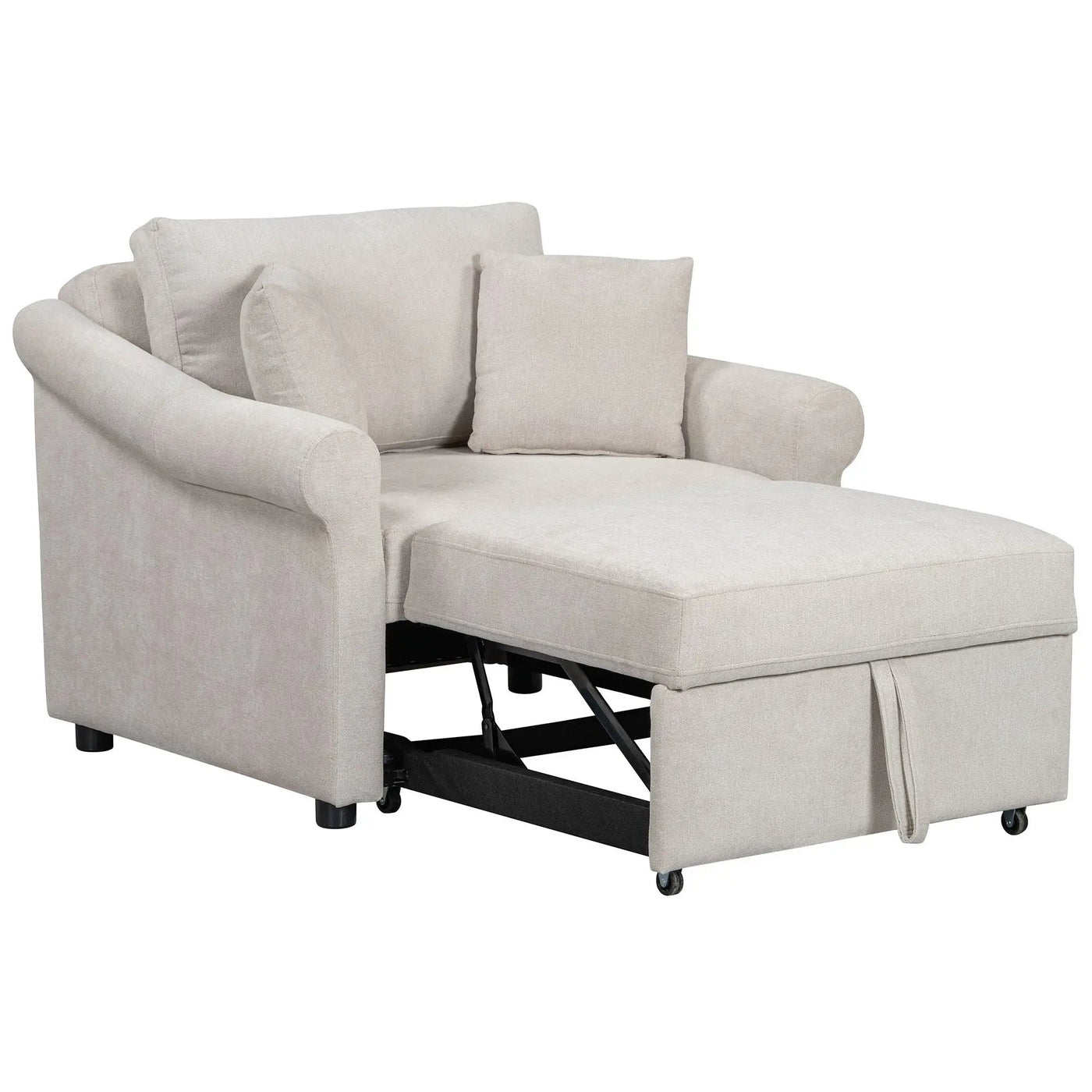 Convertible Sleeper Chair With Adjustable Backrest by HouseOfZazla