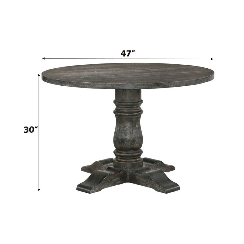 Leventis Weathered Dining Table - Gray by HouseOfZazla