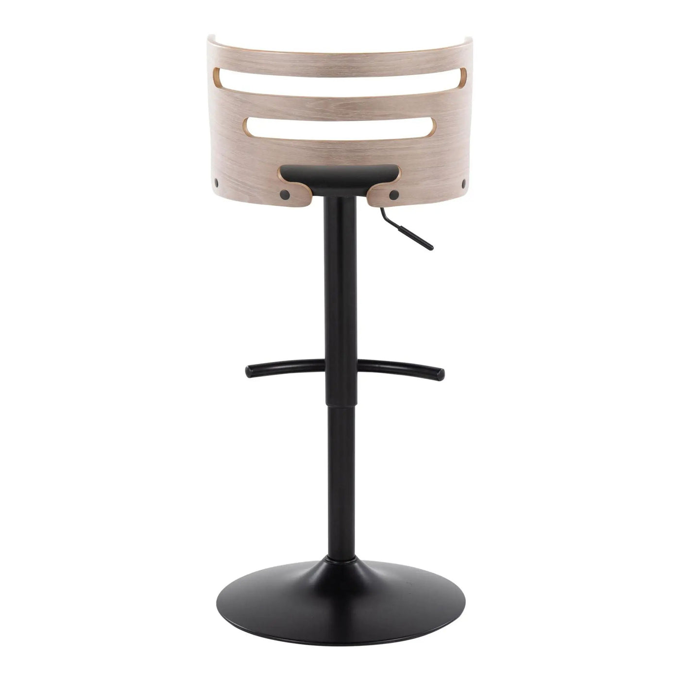 Cosi - Mid Century Modern Adjustable Barstool, Swivel With Rounded T Footrest (Set of 2) by Unique Piece Furniture
