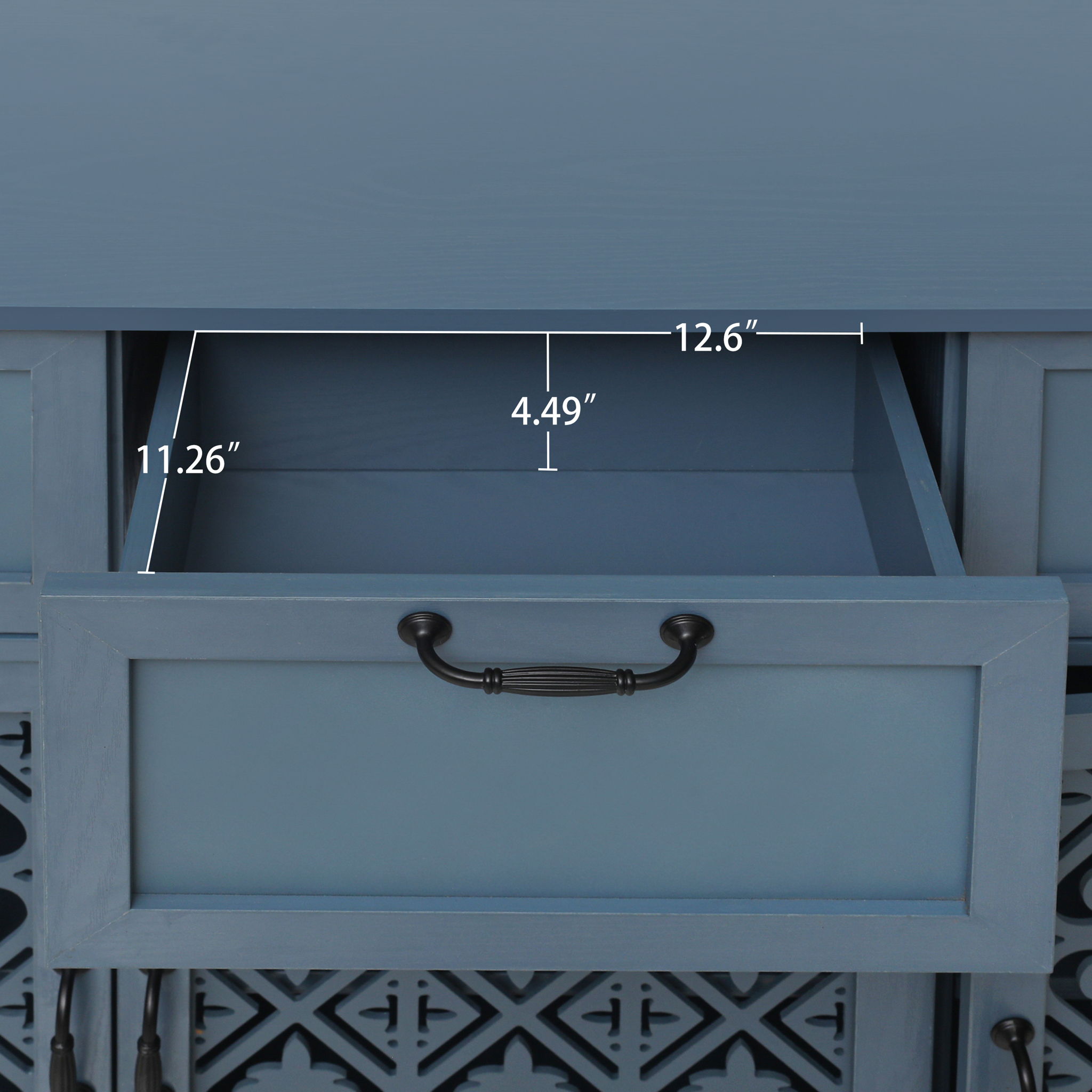 3 Door 3 Drawer Elegant Cabinet by HouseOfZazla