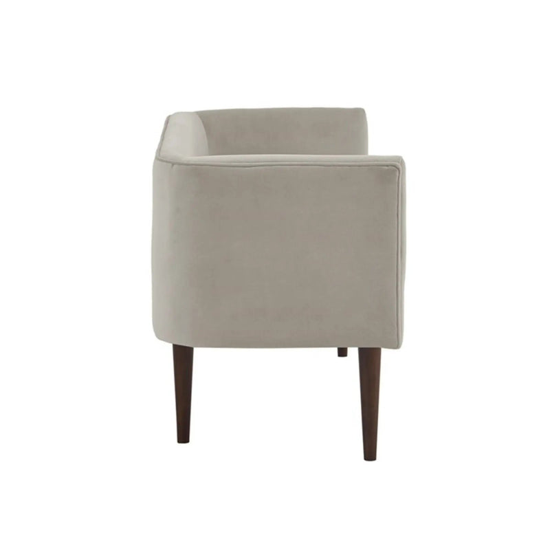 Farrah - Accent Bench With Low Back & Sides - Cream by Unique Piece Furniture