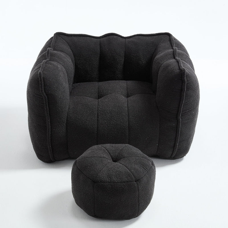 Soft Bean Bag Chair With High Resilient Foam by HouseOfZazla