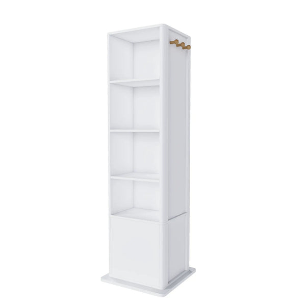 360° Rotating Makeup Cabinet With Full Length Mirror