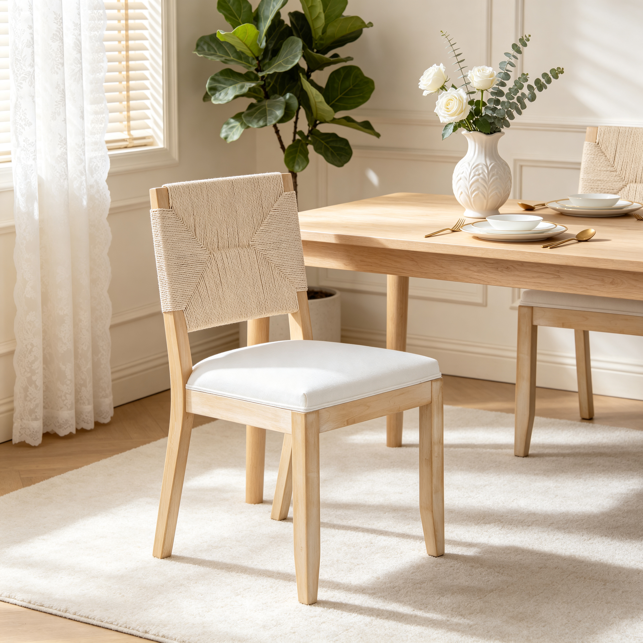 French Country Dining Chairs Set of 2 by HouseOfZazla