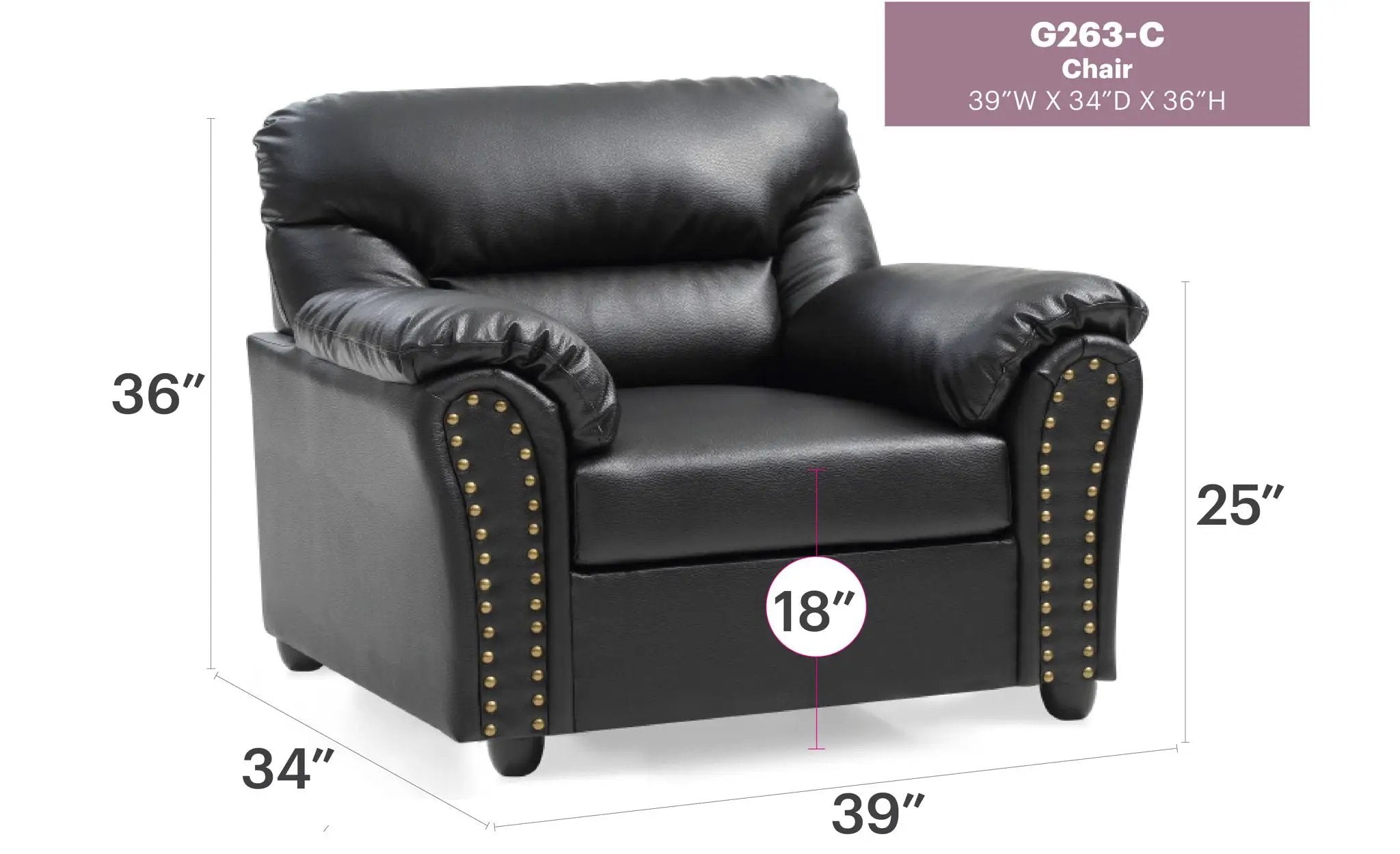 Olney - Chair - Black by Unique Piece Furniture
