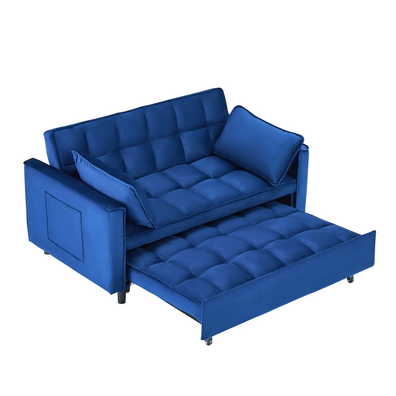 Sofa Bed With Pockets, 3 In 1 Convertible For Living Room by HouseOfZazla