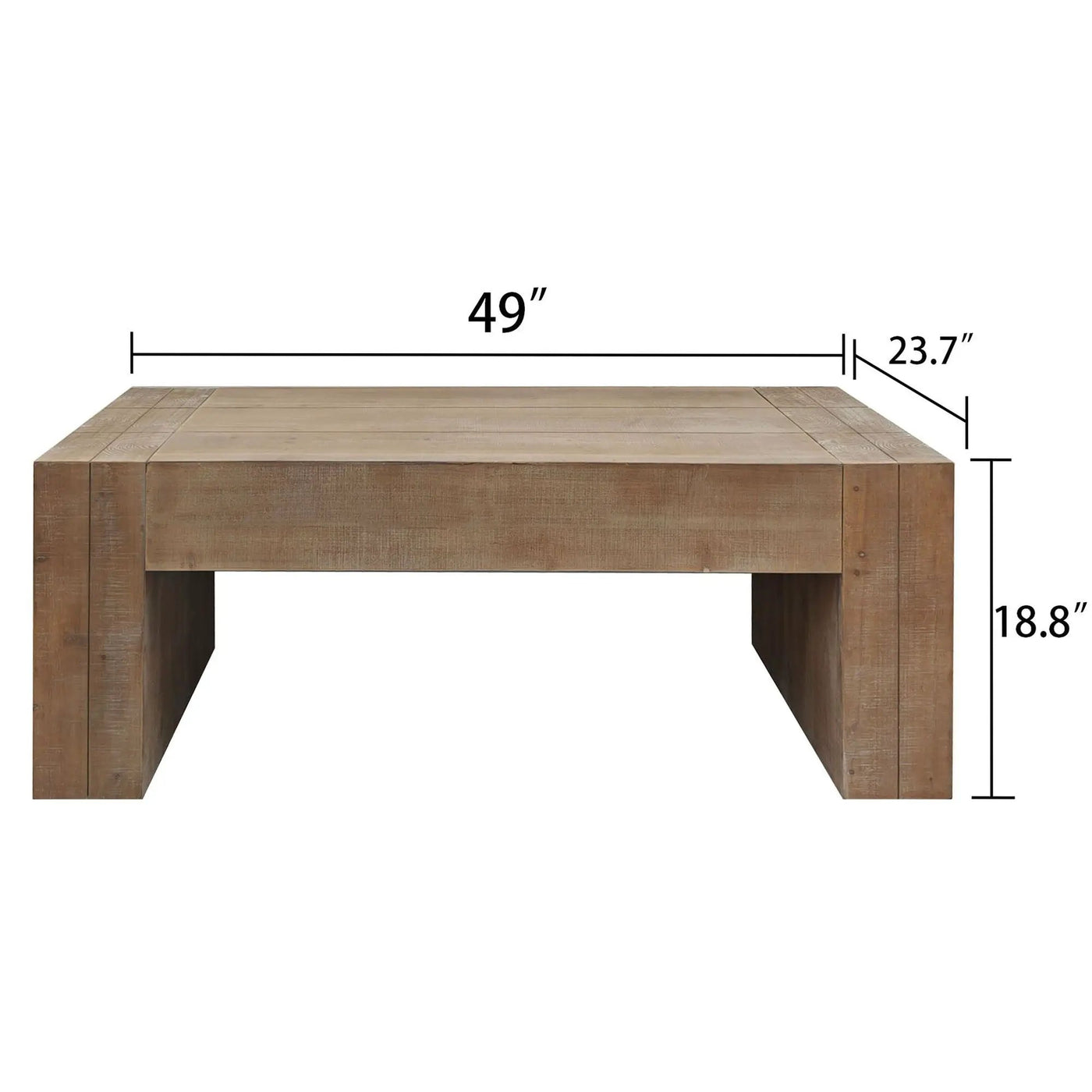 Minimalist Rectangular Center Table For Living Room by Unique Piece Furniture