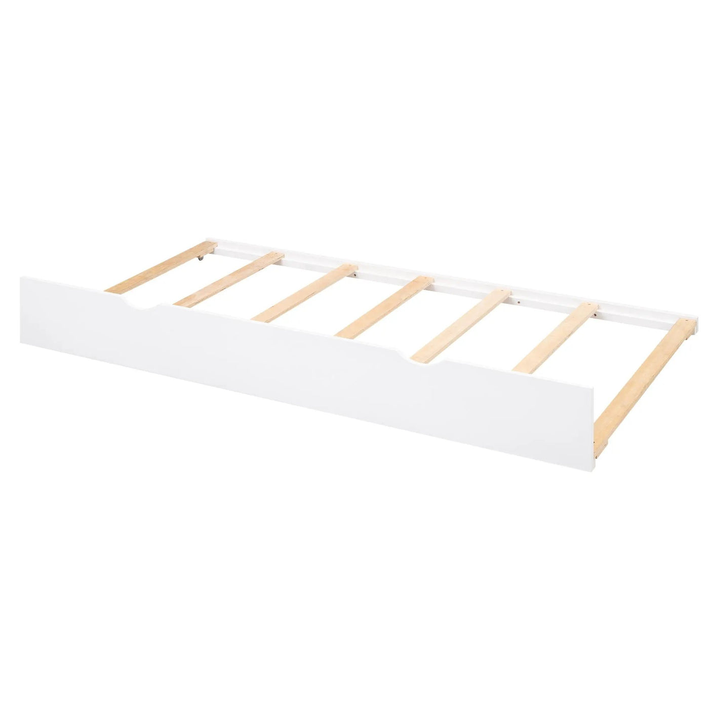 Storage Platform Bed With Pull Out Shelves, Trundle, And 2 Drawers by HouseOfZazla