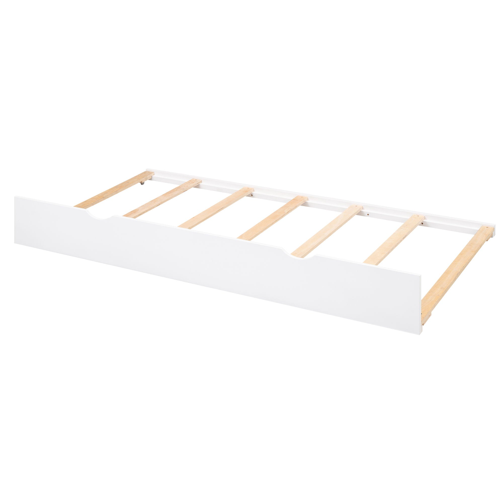 Storage Platform Bed With Pull Out Shelves, Trundle, And 2 Drawers by HouseOfZazla
