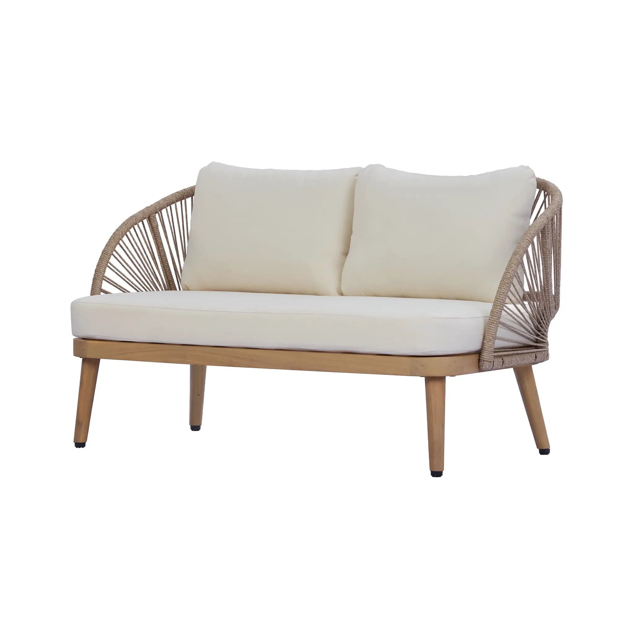 4-Piece Acacia Wood Patio Seating Set by HouseOfZazla