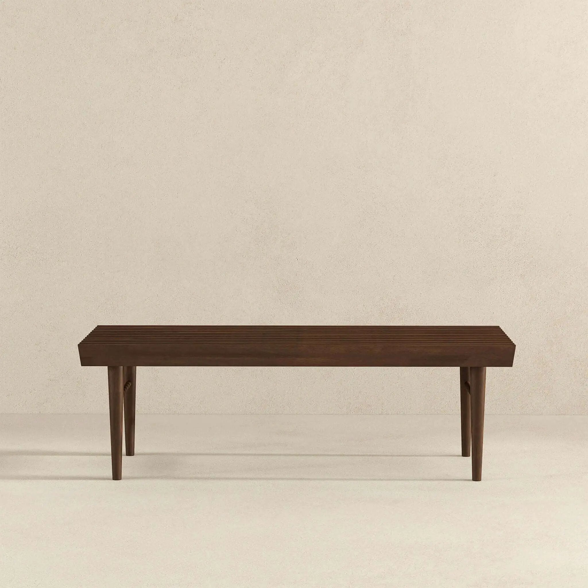 Mia - Bench - Dark Brown by HouseOfZazla