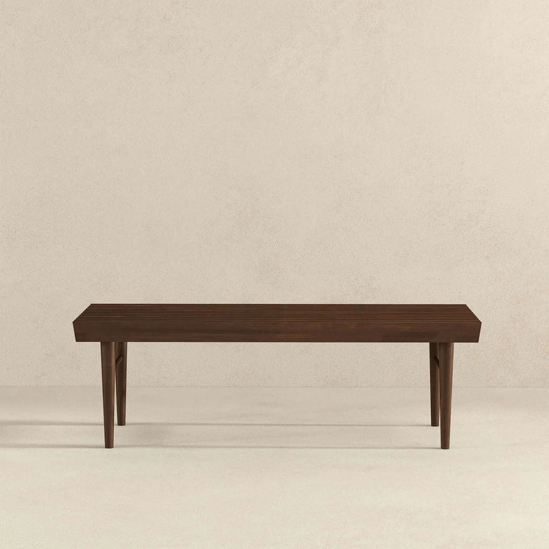 Mia - Bench - Dark Brown by HouseOfZazla