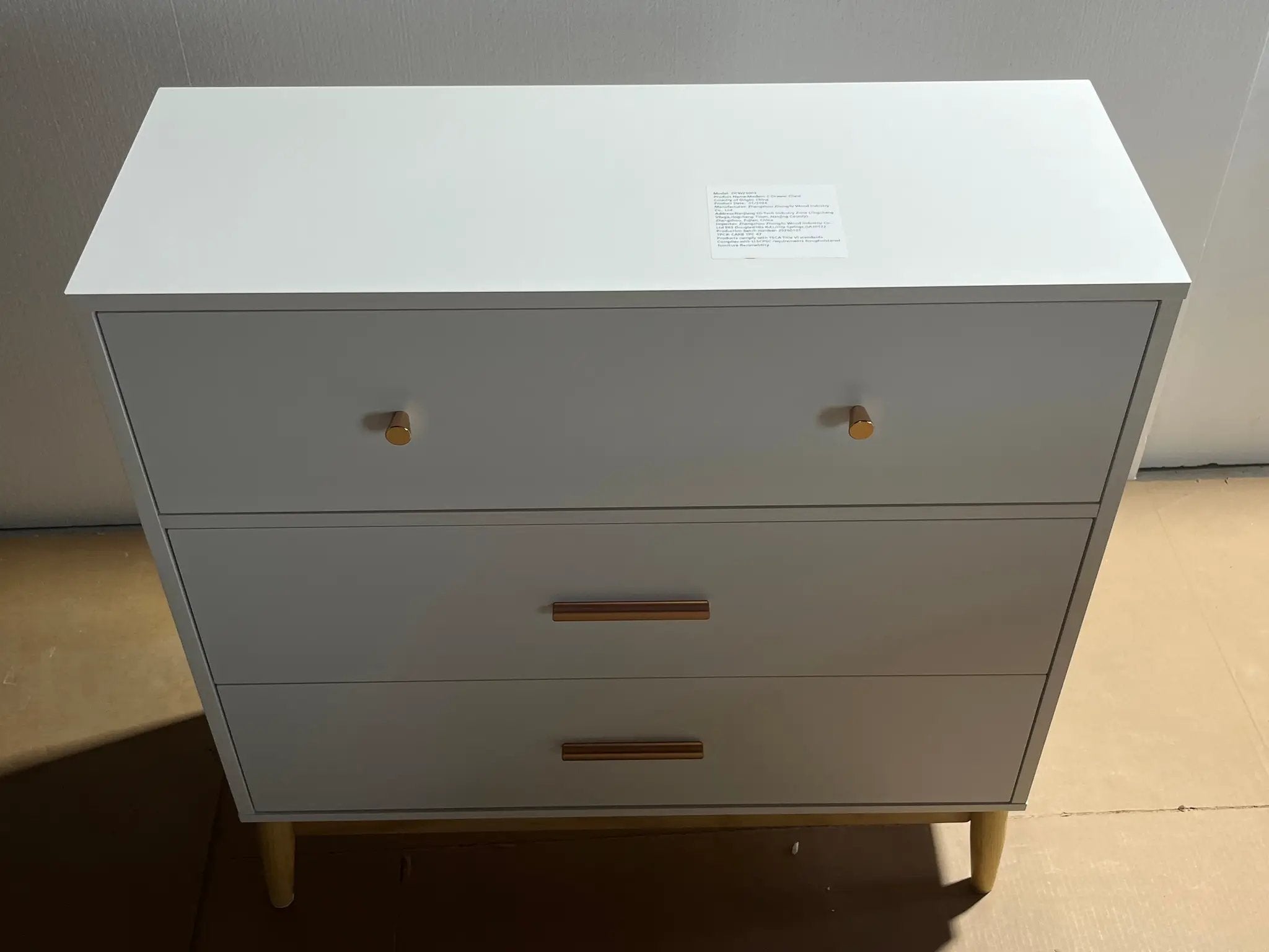 Nordic Style 3-Drawer Storage Cabinet by HouseOfZazla