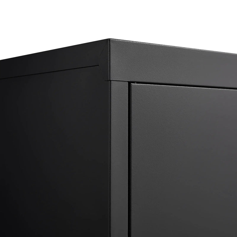 Metal Storage Cabinet With Locking Doors And Adjustable Shelf, Folding Filing Storage Cabinet, Folding Storage Locker Cabinet For Home Office, School, Garage by HouseOfZazla
