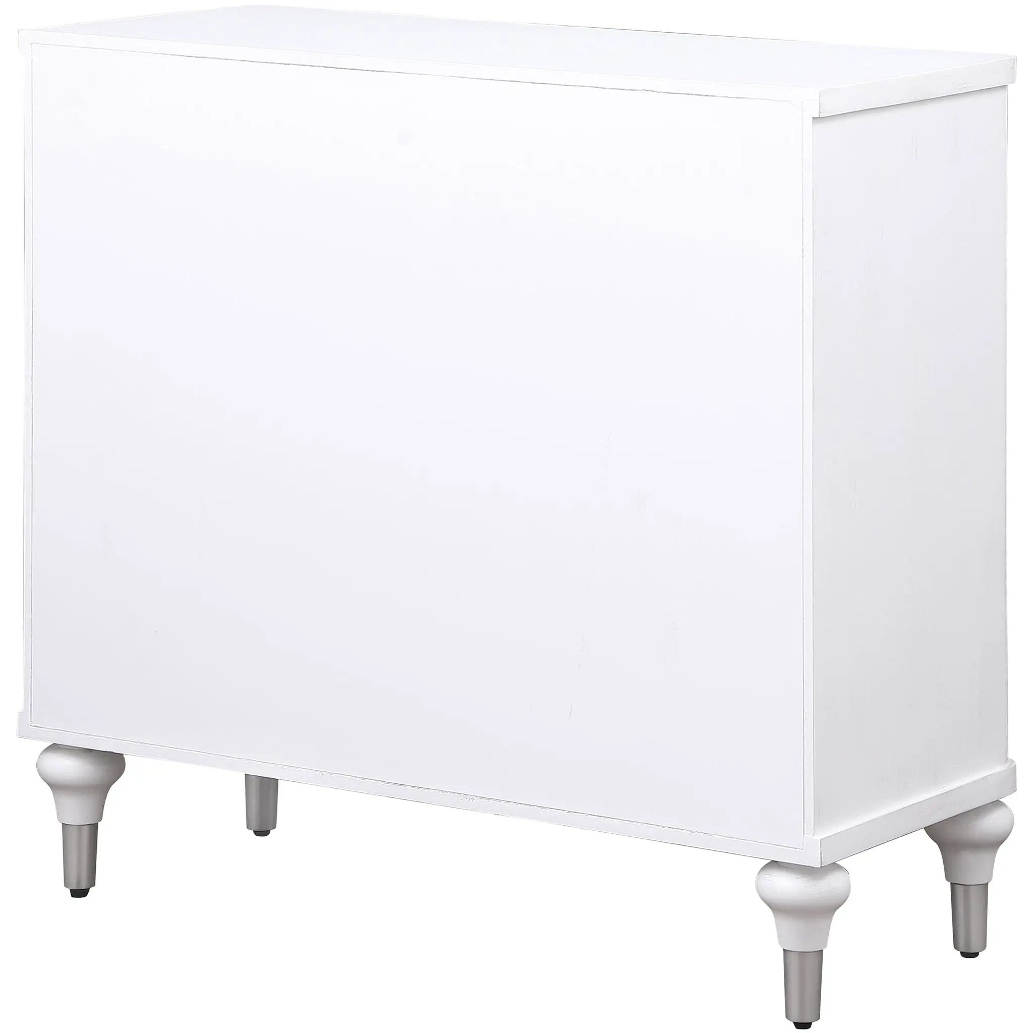 Angus - 2 Door Mandala Accent Cabinet - White by HouseOfZazla