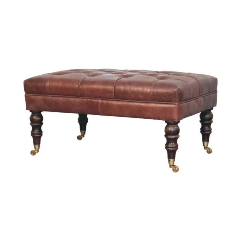 Buffalo - Ottoman With Castor Legs by Unique Piece Furniture
