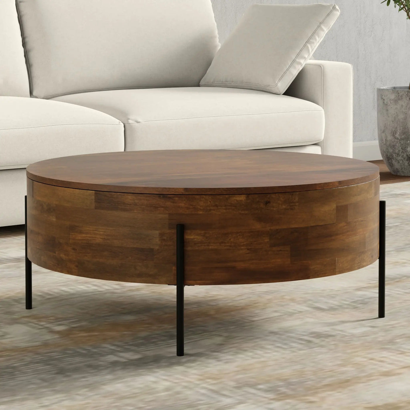 Rayburn - Drum Table by Unique Piece Furniture