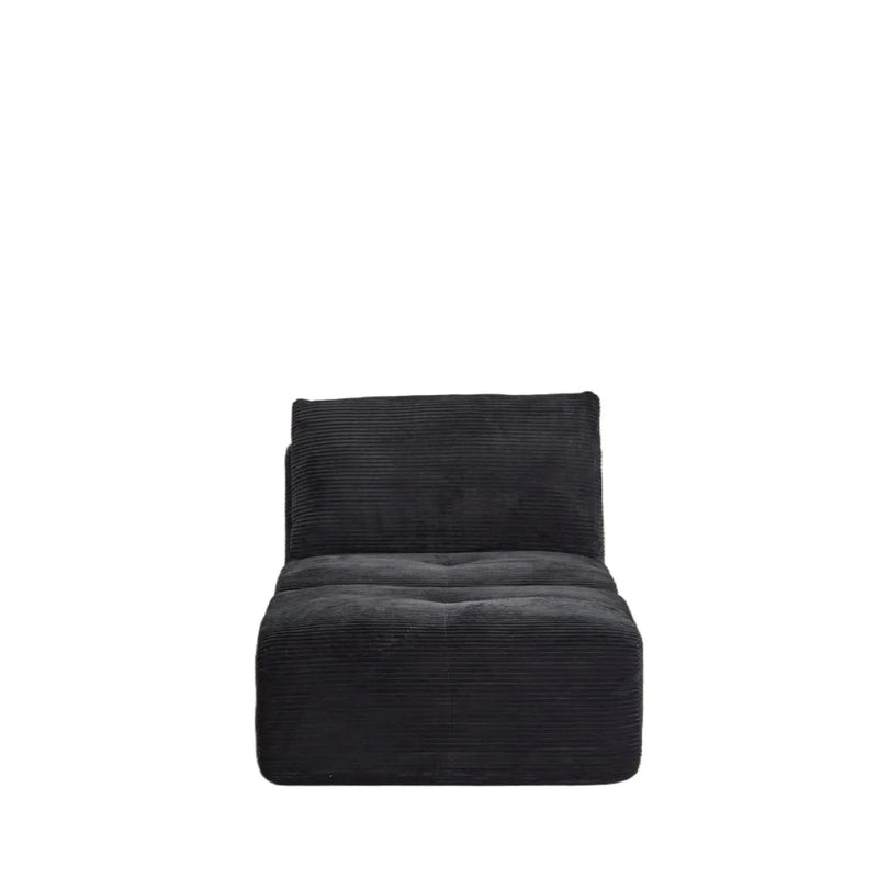 Single Chaise Longue With Movable Ottoman For Living Room by Unique Piece Furniture