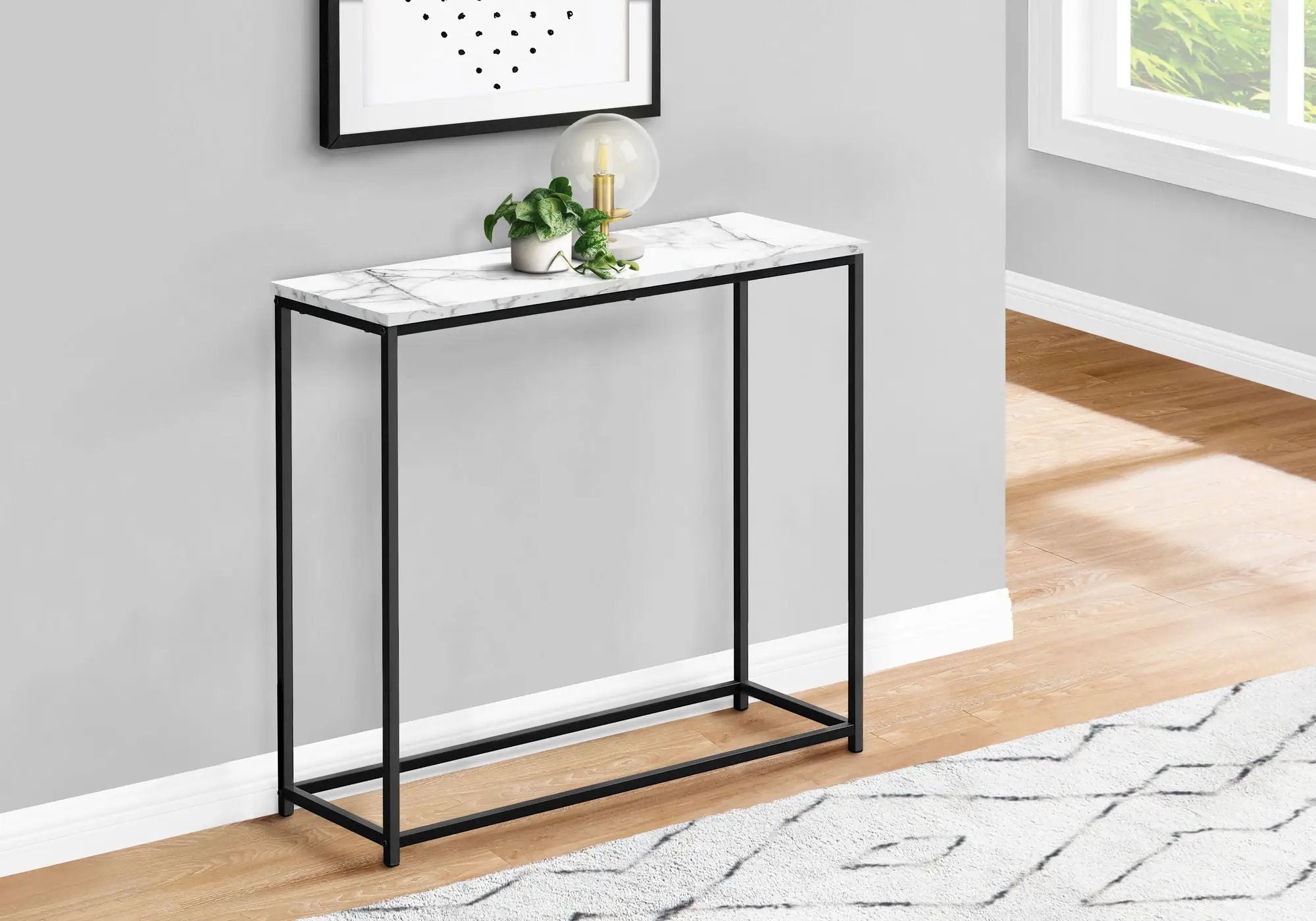Accent Console Table For Entryway, Stable Support, Contemporary & Modern by Unique Piece Furniture