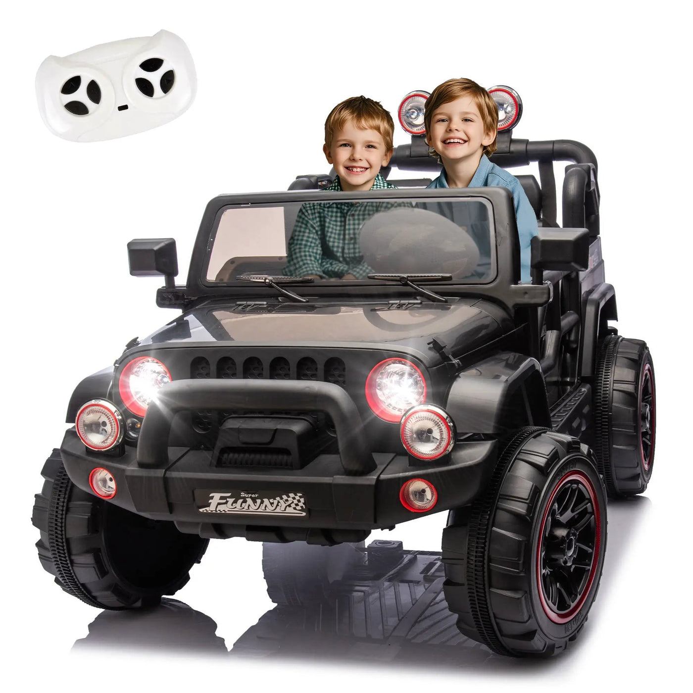 24V Kids Ride-On Electric Car with Parental Control by HouseOfZazla