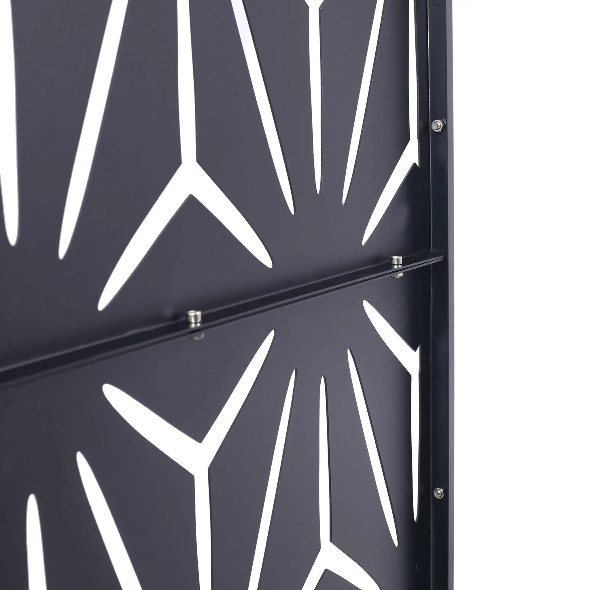 Outdoor & Indoor Metal Privacy Screen, Freestanding Decorative Panels by Unique Piece Furniture