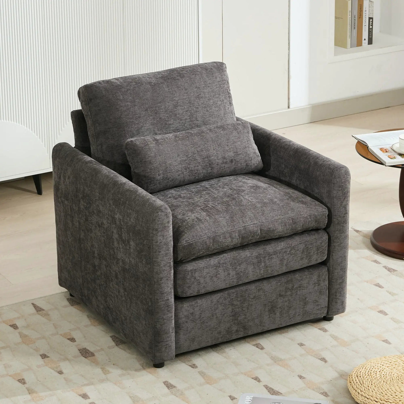 Cozy Upholstered Cushion Armchair For Living Room by Unique Piece Furniture