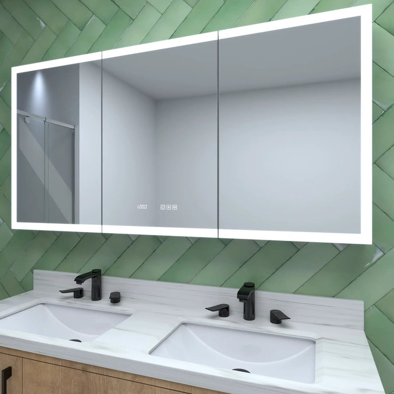 60 in. W x 30 in. H Rectangular Bathroom Mirror by HouseOfZazla