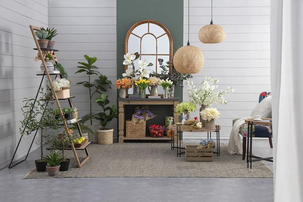 Farmhouse Round Wooden Round Coffee Table With Metal Legs - Black / Brown by Unique Piece Furniture