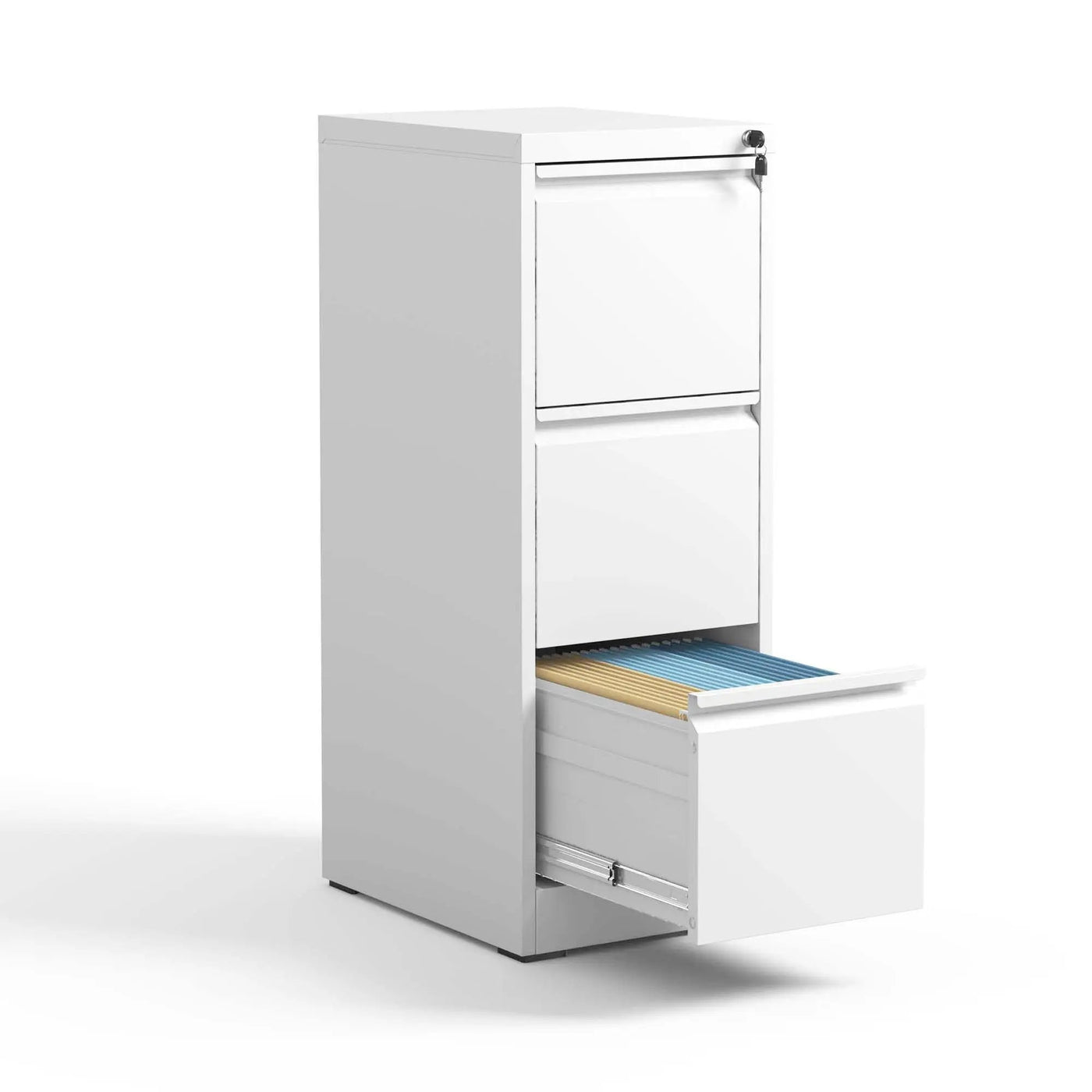 Steel Drawer Vertical File Cabinet With Lock For A4 Legal / Letter Size by HouseOfZazla