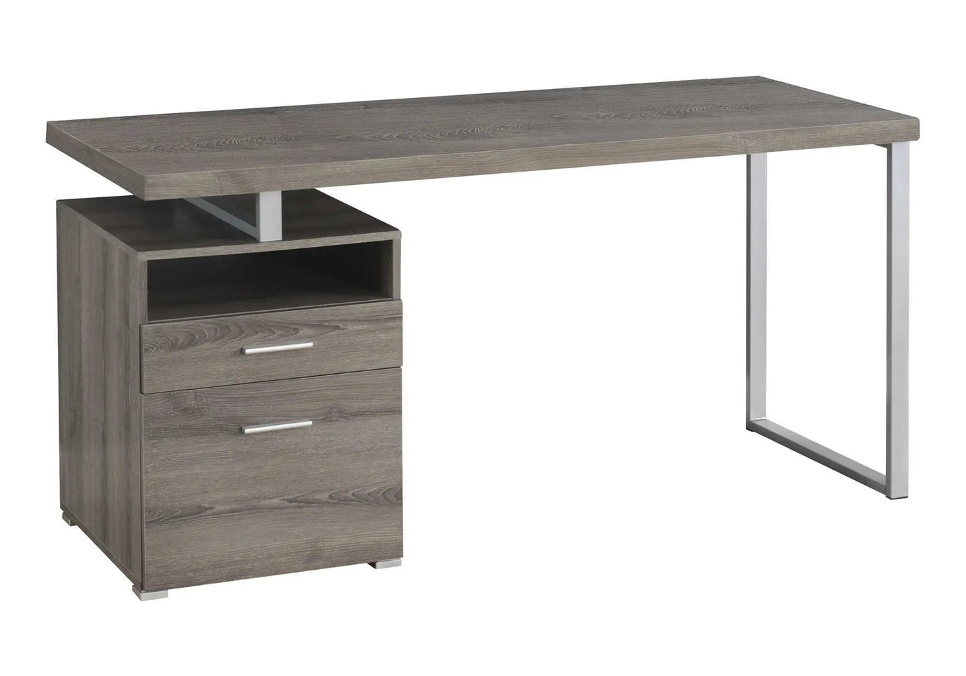 Computer Desk For Home Office, Laptop, Left Right Set - Up, Storage Drawers, Contemporary & Modern by Unique Piece Furniture