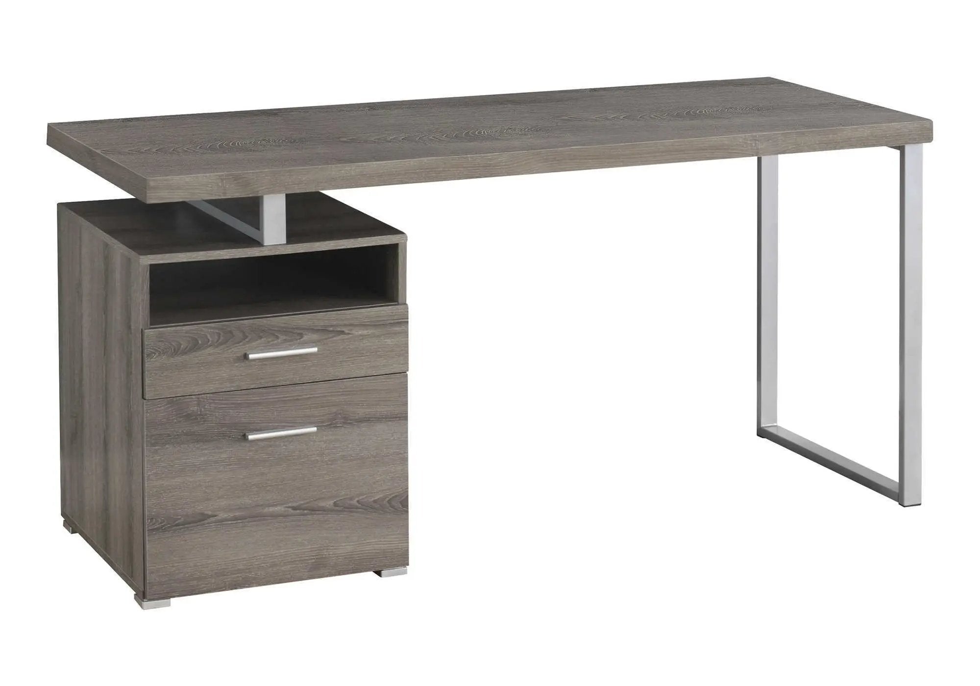 Computer Desk For Home Office, Laptop, Left Right Set - Up, Storage Drawers, Contemporary & Modern by Unique Piece Furniture