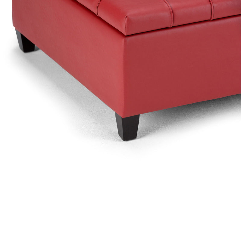 Harrison - Upholstered Coffee Table Storage Ottoman by HouseOfZazla