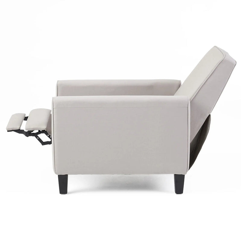 Upholstered Push Back Recliner Chair For Living Room by HouseOfZazla
