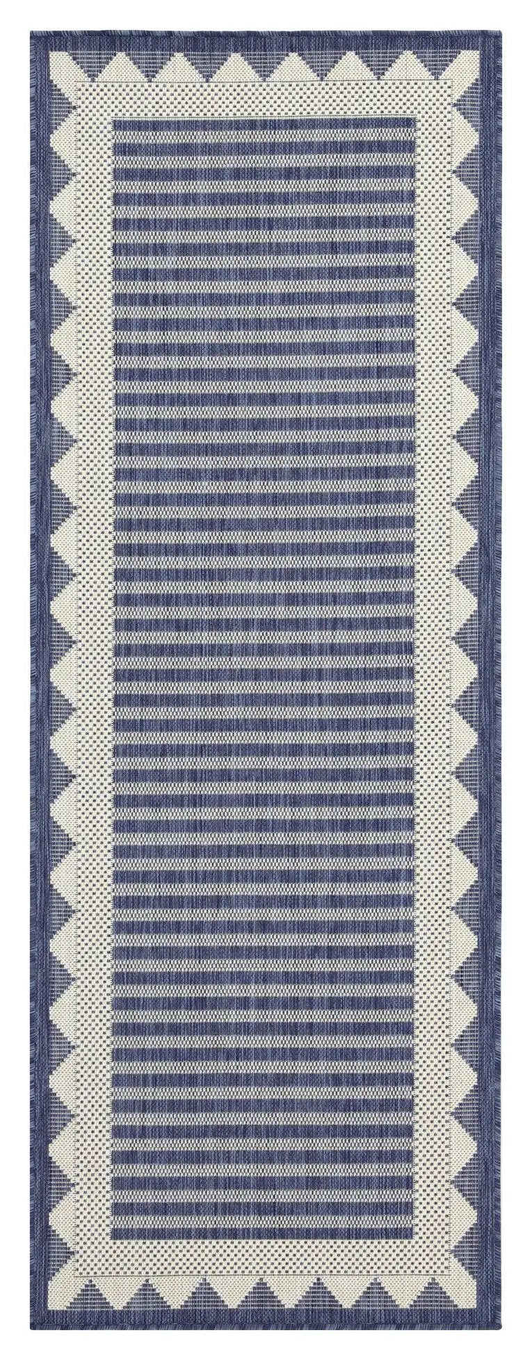 Sunshine - 5'3" X 7'3" Indoor, Outdoor Area Rug - Blue by Unique Piece Furniture